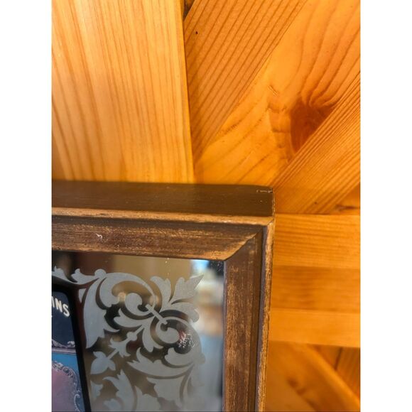 Vintage coca cola wall clock mirror with working clock (5624) - Picture 4 of 8